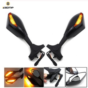Rétroviseurs latéraux de clignotant <span class=keywords><strong>intégrés</strong></span> LED noirs pour <span class=keywords><strong>moto</strong></span>, pour CB1000 CR600 CBR1000RR CBR600F4i CBR9 - Product Image 2
