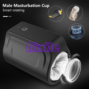 Jouet sexuel pour homme adulte, masturbateur mains libres, gode de poche pour homme, stimulateur masculin avec vibration rotative et léchage, pompe à pénis - Product Image 1