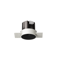 Spot LED architectural sans cadre 75 mm, downlight fixe pour plafond en bois/métal, éclairage OEM LP-FX7570SH-RTB-22