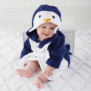 Poncho de Surf con capucha para niños, secado rápido, 100% algodón, baño, <span class=keywords><strong>playa</strong></span>, bata cambiante, toalla, capa de bebé - Product Image 2