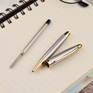Bolígrafo Ejecutivo Personalizado con Logotipo, Negro Mate, 1.0 mm, Delgado, Diseño Simple, Metálico, Retráctil - Product Image 5