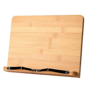 Wooden Reading <b>Stand</b> Adjustable Bookshelf <b>For</b> Students <b>Tablet</b> Desk Organizer Multi Size Options - Product Image 5
