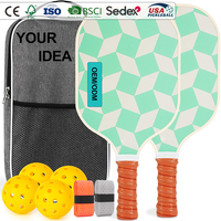 Raqueta de Pickleball de Fibra de Carbono con Núcleo de Panal Prensado en Frío, Duradera, con Protección de Borde para Entretenimiento y Entrenamiento, Personalizable