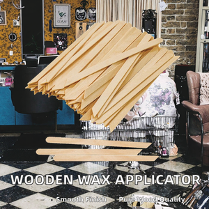 MULTI CRAFT - Aplicador Ligero para Cejas, Labios y Nariz, Pequeño, Puntiagudo, Inclinado, de Madera de Sándalo Pulida, Barra de Cera para Depilación Corporal - Product Image 2