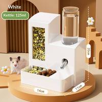 Distributeur automatique d'eau et de nourriture pour hamster, anti-fuite, multifonctionnel, pour hamster Golden Bear, mange et boit en même temps, bol anti-déversement