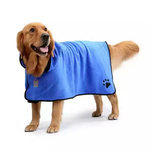 New Microfiber Dog <b>Bath</b> Towel Absorbent <b>Pet</b> Bathrobe for Large and Small Dogs Cats Fleece Cotton Grooming Body Wrap Stocked - Product Image 5