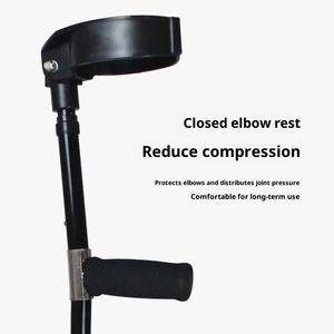 Bastón de Apoyo para Codo <span class=keywords><strong>RUFU</strong></span> RF1201, Ajustable, Ligero, Antideslizante, para Pacientes Ancianos o con Discapacidad, Ayuda de Rehabilitación - Product Image 4