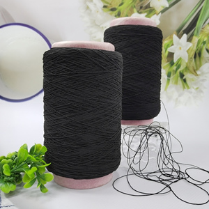 Fil populaire en coton filé à cœur, recouvert de fil élastique en caoutchouc 560, pour chaussettes, motifs teints sur mesure pour fabricants de tricots - Product Image 2