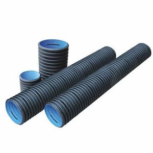 Factory Priced HDPE Double Wall Corrugated Drain <strong>Pipe</strong> PE Material <strong>Culvert</strong> Plastic Irrigation <strong>Pipe</strong> with Butt Fusion Connection - Product Image 4