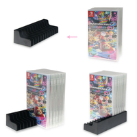 2 pièces/ensemble pour Playstation 4 PS4, support de rangement pour disques de jeu CD, accessoires pour PS4 Slim Pro, support de disque de jeu