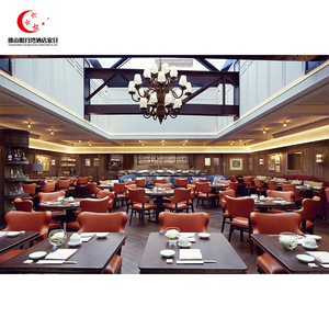 OEM personalizada de grano de madera de muebles de <span class=keywords><strong>restaurante</strong></span> foshan mesa y sillas para <span class=keywords><strong>restaurante</strong></span> - Product Image 1
