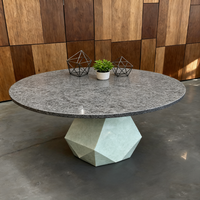 Pierre naturelle pour dalle de granit noir, table basse moderne et durable pour salles à manger et salons
