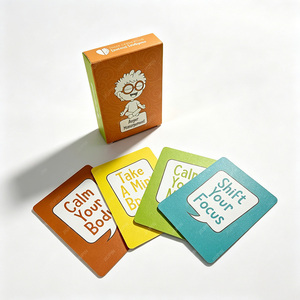 Cartes Flash pour Enfants : Contrôle de la Colère, Régulation Émotionnelle, Pleine Conscience, Conseil Pédagogique, Apprentissage Comportemental – Carton Kraft pour la Maison et l'École - Product Image 3