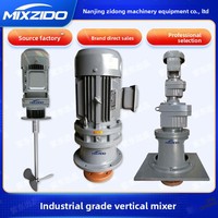 Mélangeur doseur vertical en acier inoxydable avec agitateur à pales pour le traitement des eaux usées 220V/380V Puissance 0,37-1,5kW