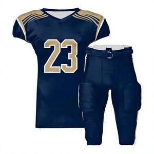 Customized Sublimation American Football Uniform Breathable Professional Team Football Jersey and Pants Set - Product Image 1