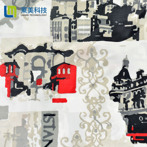 Stain resistant Anti-Static household luxury printed polyester fabric wholesale for the bed - Product Image 2