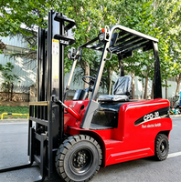 Chariot élévateur électrique 2 tonnes avec livraison gratuite, batterie lithium personnalisable, chariot élévateur électrique 2-3 tonnes, mini chariot élévateur pour entrepôt, conforme CE