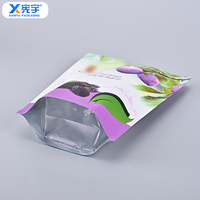 Sachet refermable personnalisé en Mylar anti-odeur, en plastique et feuille d'aluminium, pour raisins secs, myrtilles, noix, bonbons et snacks