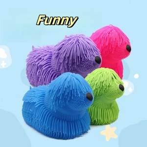 ของเล่นบีบคลายเครียดรูปลูกบอลขนสุนัขยาวน่ารัก ยี่ห้อจินคาน ของขวัญนุ่มนิ่มสำหรับครอบครัว ตกแต่งโต๊ะทำงาน - Product Image 3
