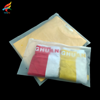 Pochette zippée en PVC transparent givré, petite, avec logo personnalisé imprimé, imperméable, recyclable, marque Tengfei, pour boucles d'oreilles et colliers