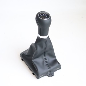 Audi Car Gear <b>Shift</b> <b>Knob</b> Cover Leather Black DZ02 Q5 K2 For Manual Transmission - Product Image 2