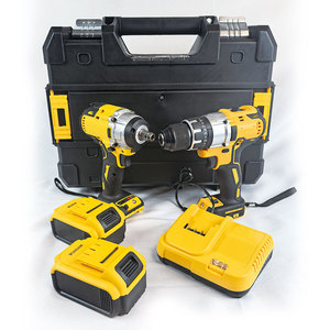 21Vポータブル電気コードレスブラシレスドリルマシン工場パワードリルキットリチウム電池家庭用DIY - Product Image 2