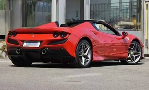 Runde pour Ferrari F8 pièces automobiles en fibre de carbone sèche modifier les kits de carrosserie de Style OEM pare-chocs avant arrière jupes latérales lèvre avant classement supérieur - Product Image 2