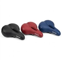 Selle de vélo surdimensionnée en cuir PU, épaissie avec coussin à ressort confortable, accessoire de siège de vélo pour le cyclisme en montagne
