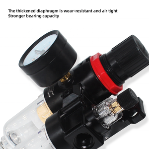 Valvola di riduzione della pressione di filtrazione del compressore d'aria tipo AIRTAC AFC2000 AF2000 AFR2000 AL2000 AR2000 regolatore di pressione del gas - Product Image 5