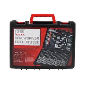 Ensemble de 318 forets et tournevis professionnels, kit d'outils multifonction tout-<span class=keywords><strong>en</strong></span>-un pour le bois, le métal, la réparation DIY - Product Image 5