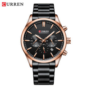 Relojes de Cuarzo CURREN 8446 de Moda OEM de Alta Calidad, Marca Superior, Resistentes al Agua, Personalizados, Último Modelo para Hombre, Reloj con Correa de Acero Inoxidable - Product Image 6