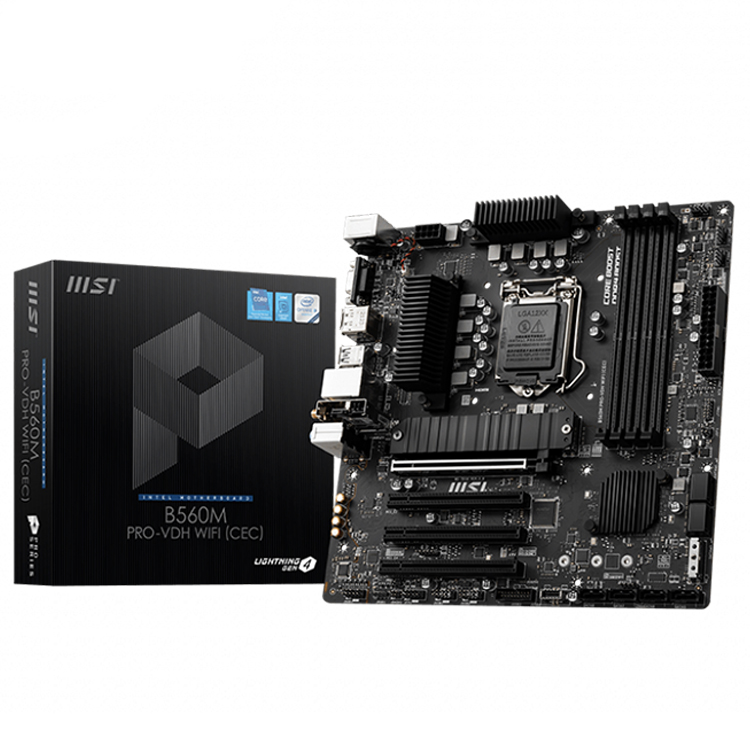 Tarjeta Madre MSI B560M PRO-VDH WIFI CEC Usada, Compatible con