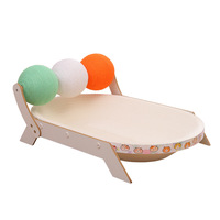 Winners-TQXM Grand Lit-griffoir pour chat blanc - Jouet durable au style mignon