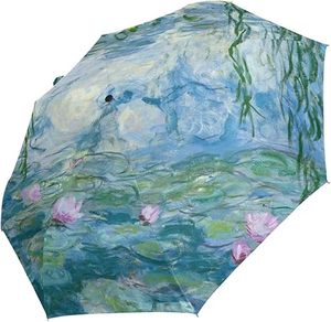 Parapluie pliant automatique personnalisé avec logo, impression promotionnelle, nouveau et adorable - Product Image 1
