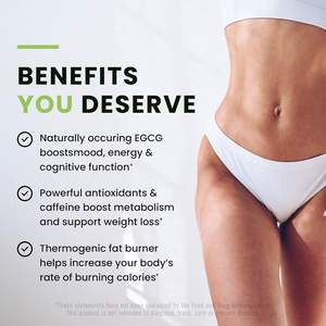 Cápsulas Herbales para Quemar Grasa y Perder Peso de Marca Privada OEM/ODM con Extracto de Té Verde Certificadas para Adultos - Product Image 4