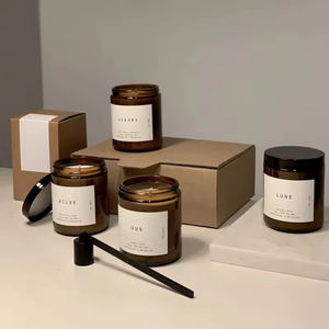 Velas Aromáticas de Marca Privada al por Mayor, Decoración de Lujo para el Hogar, Velas de Cera de Soja Perfumadas/Velas con Caja - Product Image 5