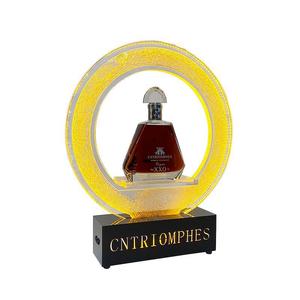 ชั้นวางไวน์ทรงกลมแบบมีไฟ LED ยี่ห้อ Cntriomphe พร้อมฐานโชว์ขวด XO สำหรับใช้ในบาร์หรือคาราโอเกะ - Product Image 5