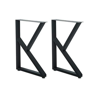 طاولة قاعدة حاملة الأرجل شريط قاعدة الطعام مطعم الحديد قدم مكتب الصناعية القهوة معدن الصلب طاولة الطعام قاعدة سوداء - Product Image 1