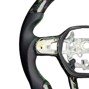 Volante Deportivo Personalizado de Fibra de Carbono, 3 Palancas, Forma de D, para Civic <span class=keywords><strong>Type</strong></span> <span class=keywords><strong>R</strong></span> Autohaus, para <span class=keywords><strong>CRV</strong></span> HR-V - Product Image 2