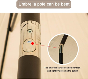 <span class=keywords><strong>Lit</strong></span> de plage lounge table de plage imprimée personnalisée parasol de marché en aluminium avec manivelle parasol parasol dans le jardin - Product Image 2