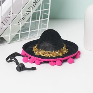 Carnevale di Halloween cappello messicano forniture per feste a righe fascia <span class=keywords><strong>Sombrero</strong></span> Mini cappelli per adulti bambini per la spiaggia all'aperto - Product Image 2