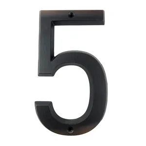 Big Aged Bronze 15cm 6-in ZincAlloy Door Numbers Sign Outdoor House Number