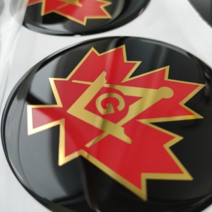 Maßgefertigte Polyurethan-Chrom-Logo-Gel-Aufkleber Epoxidharz-Kuppelaufkleber 3D-Klebeetiketten - Product Image 2