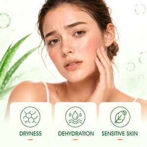 Gel d'aloe vera biologique Icesea pour le visage, anti-allergique, anti-acné, hydratant, réparation de la peau, tous types de peau, utilisation de nuit, OEM - Product Image 3