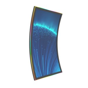 Écran personnalisé de <span class=keywords><strong>55</strong></span> <span class=keywords><strong>pouces</strong></span>, design en forme de C, écran LCD 4K pour jeux, écran tactile capacitif <span class=keywords><strong>incurvé</strong></span> pour jeux, publicité, publication - Product Image 1