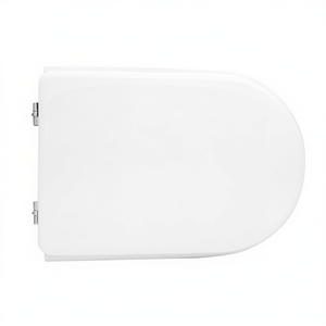 Asiento de inodoro para Astra Vaso Serie 85 Forma 7, bisagras de lazo blancas, 51 cm de longitud - Product Image 3