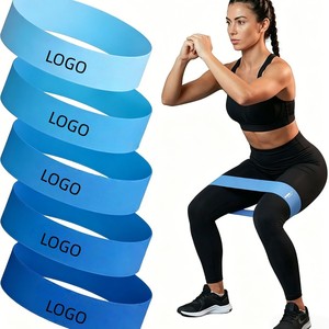 Bande de Résistance pour Exercices de Squat, Entraînement de Fitness, Bande pour Fessiers, Entraînement de Force, Matériau TPE Moyen - Product Image 1