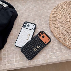 Étuis de <span class=keywords><strong>téléphone</strong></span> portable de luxe de haute qualité, étui de protection pour <span class=keywords><strong>téléphone</strong></span> portable de <span class=keywords><strong>marque</strong></span> tendance, cuir PU - Product Image 4