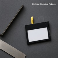 Customizable Low Power White LED Display Backlight Compact Housing Black Frame Meter Controller Interface Terminal