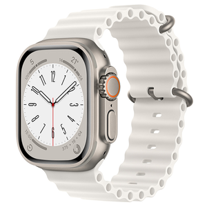 Bracelet en silicone souple Ocean pour Apple Watch Series 8 Ultra 49 mm, 38/40/42/44/41/45/46 mm, bracelet pour Iwatch 4 <span class=keywords><strong>5</strong></span> 6 7 10 11, bracelet sport - Product Image 6